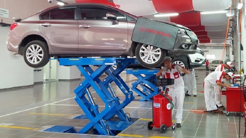 Dịch vụ bảo dưỡng tại Honda ô tô Bình Định